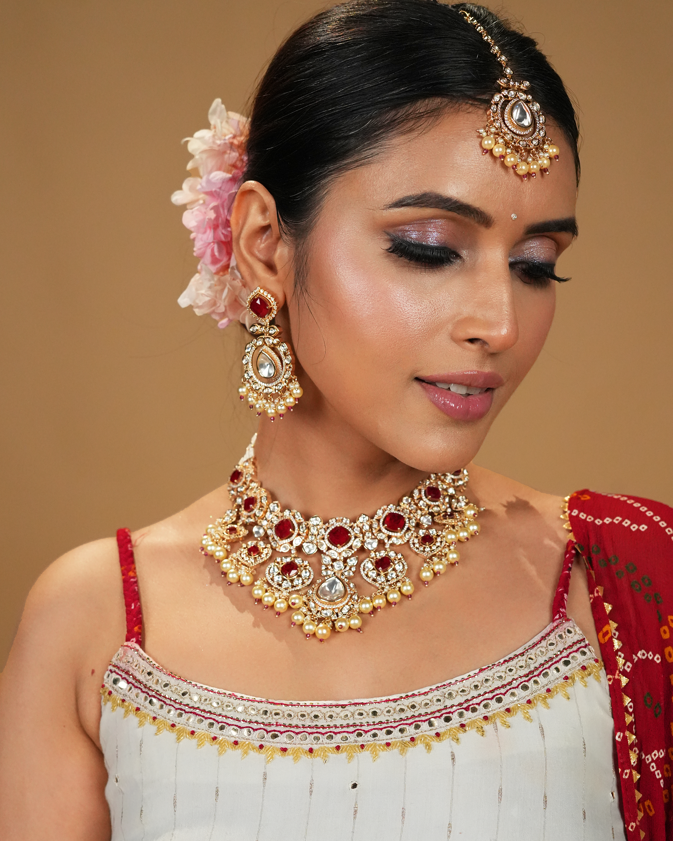 Regal Heritage Polki Kundan Bridal Set